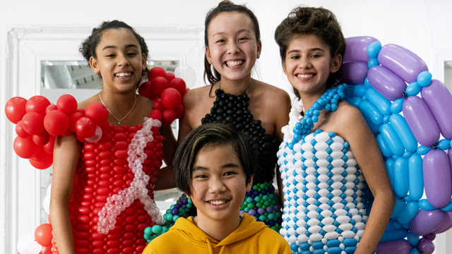 Keep young viewers interested with jokes and original music videos celebrating imagination and fun